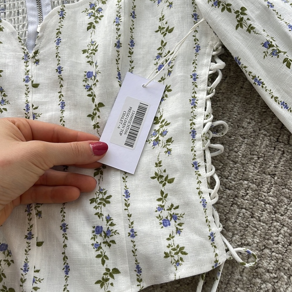 Linen top - Picture 3 of 4